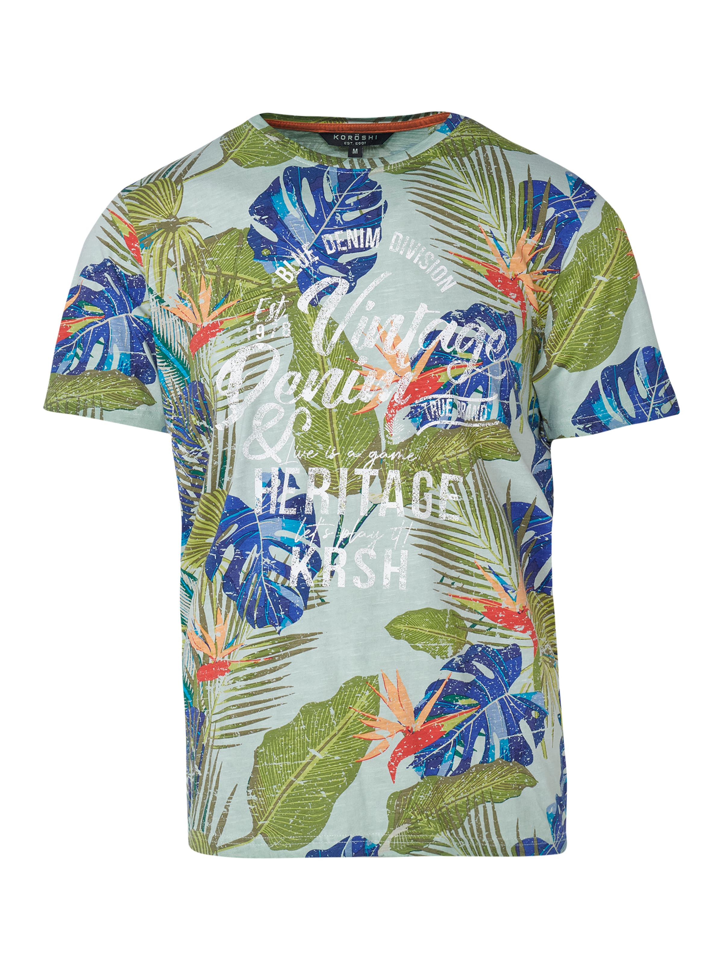 KOROSHI Тениска в зелено: отпред