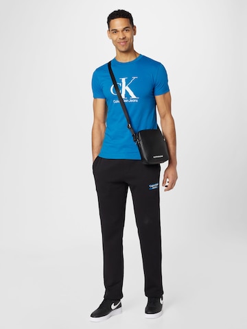 mėlyna Calvin Klein Jeans Marškinėliai