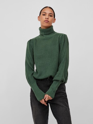 VILA - Jersey 'Lou' en verde: frente