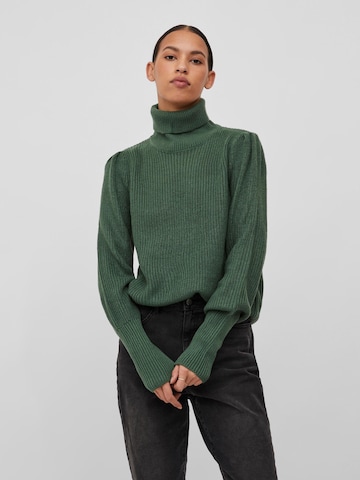 VILA Sweater 'Lou' in Green: front