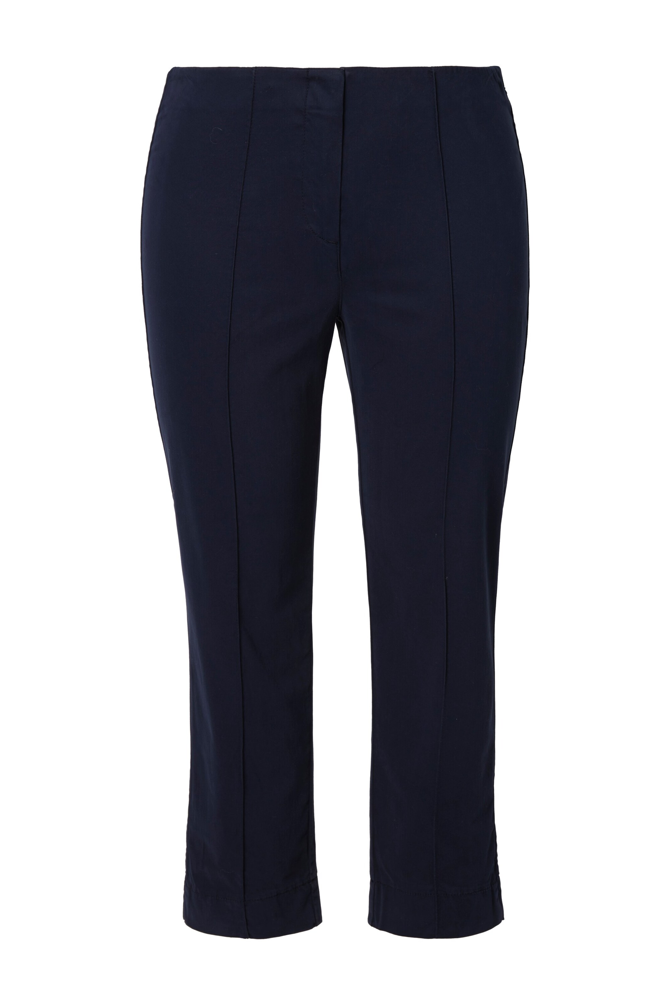 Ulla Popken Slimfit Broek in Blauw: voorkant