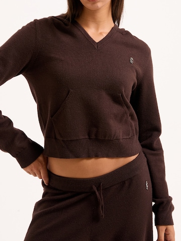 Pullover extra large di Juicy Couture in marrone: frontale