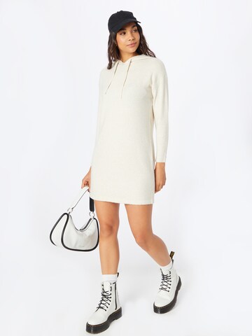 VERO MODA Knitted dress 'DOFFY' in Beige