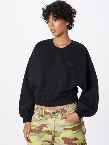 Afends Sweatshirt 'Hemp' in Black: front