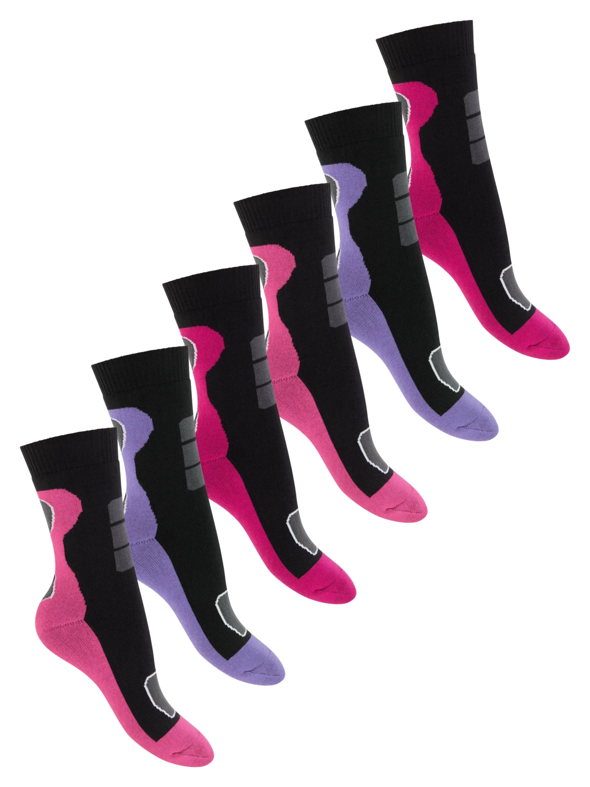 footstar Athletic Socks 'Winter Comfort' in Mixed colors: front