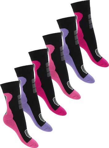 footstar Athletic Socks 'Winter Comfort' in Mixed colors: front