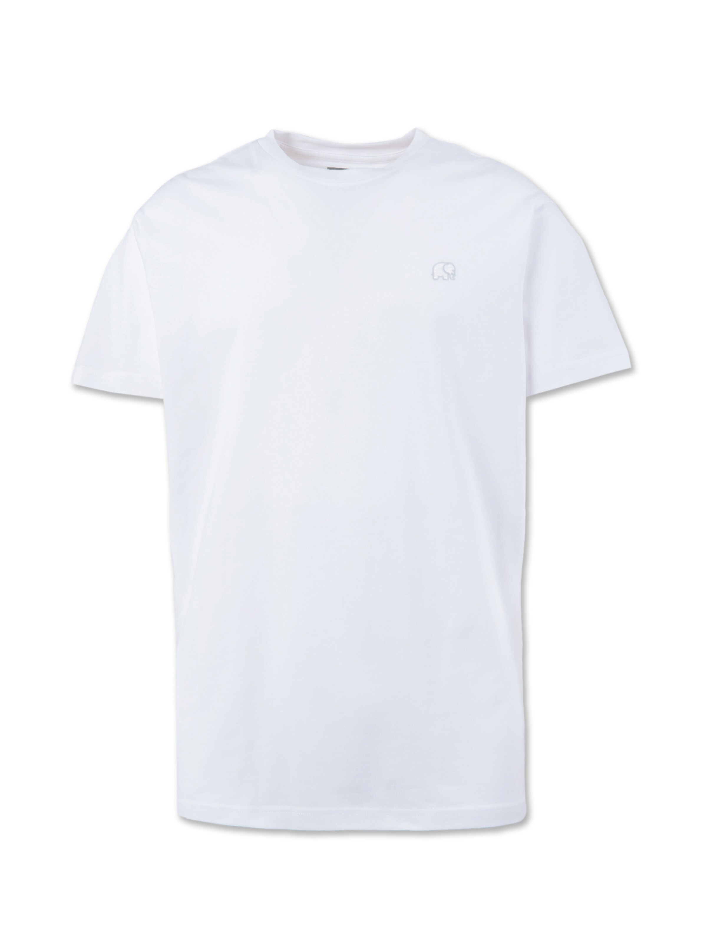 Trendsplant Regular fit T-shirt 'Essential' i vit: framsida