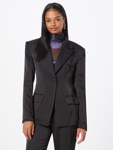 Misspap Blazer in Black: front