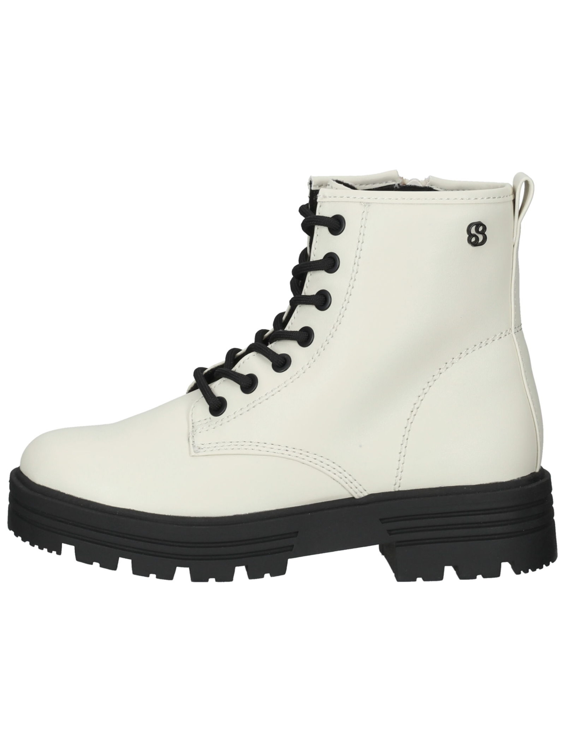 s.Oliver Lace-up bootie in White
