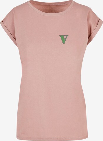 Merchcode Shirt 'Grand Collage' in Pink: predná strana