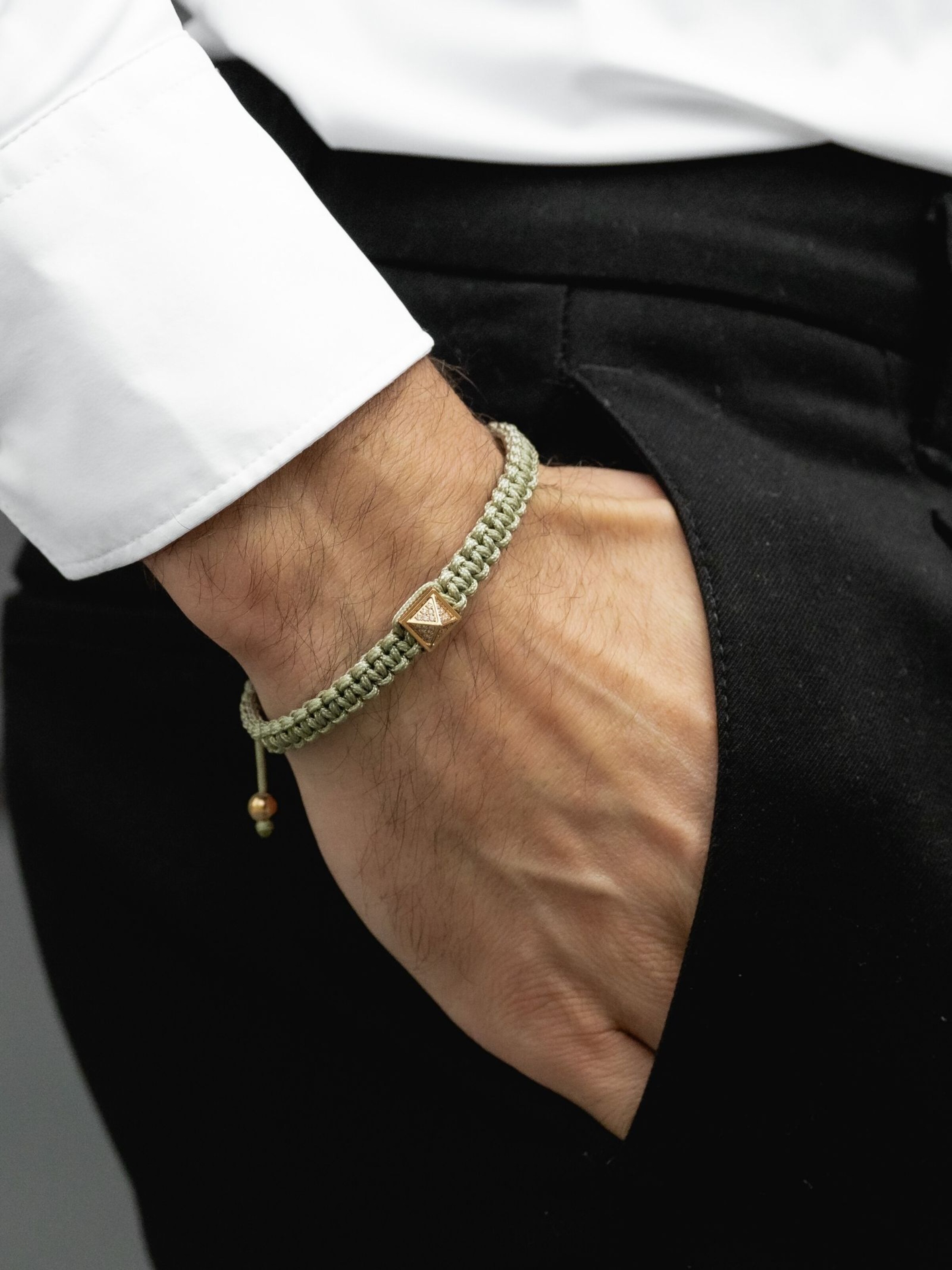 GT Collection Bracelet 'Pyramid-Bracelet' in Grey