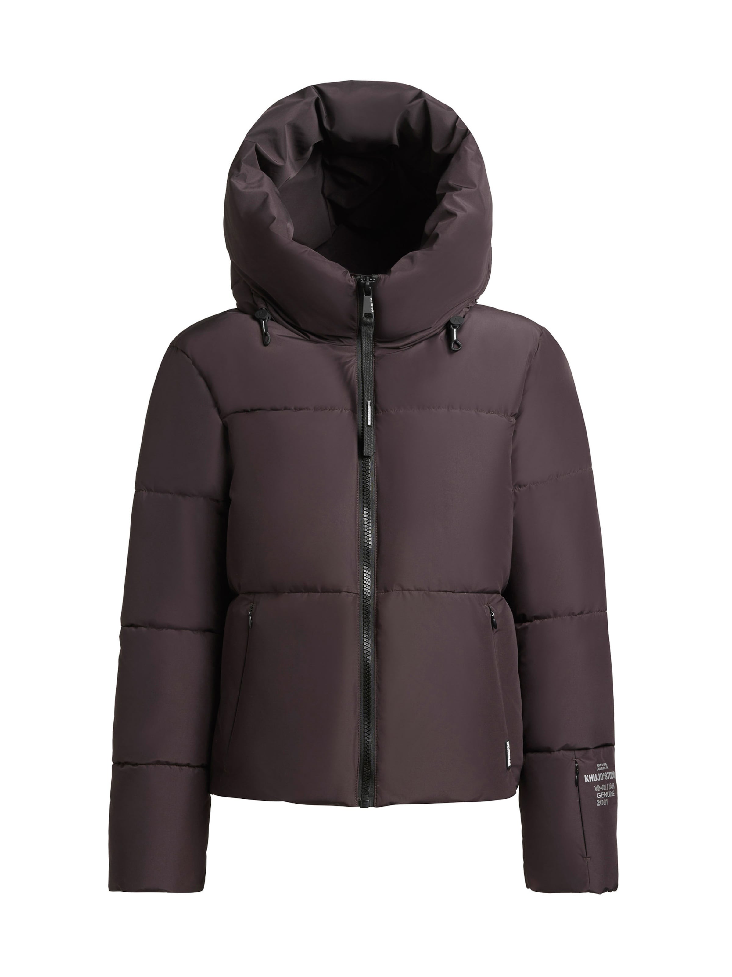 khujo Winterjas 'Audrey Matt' in Lila: voorkant