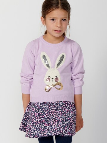 KOROSHI Sweater in Purple: front