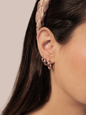Hey Happiness Ohrringe 'Dome Trio' in Gold
