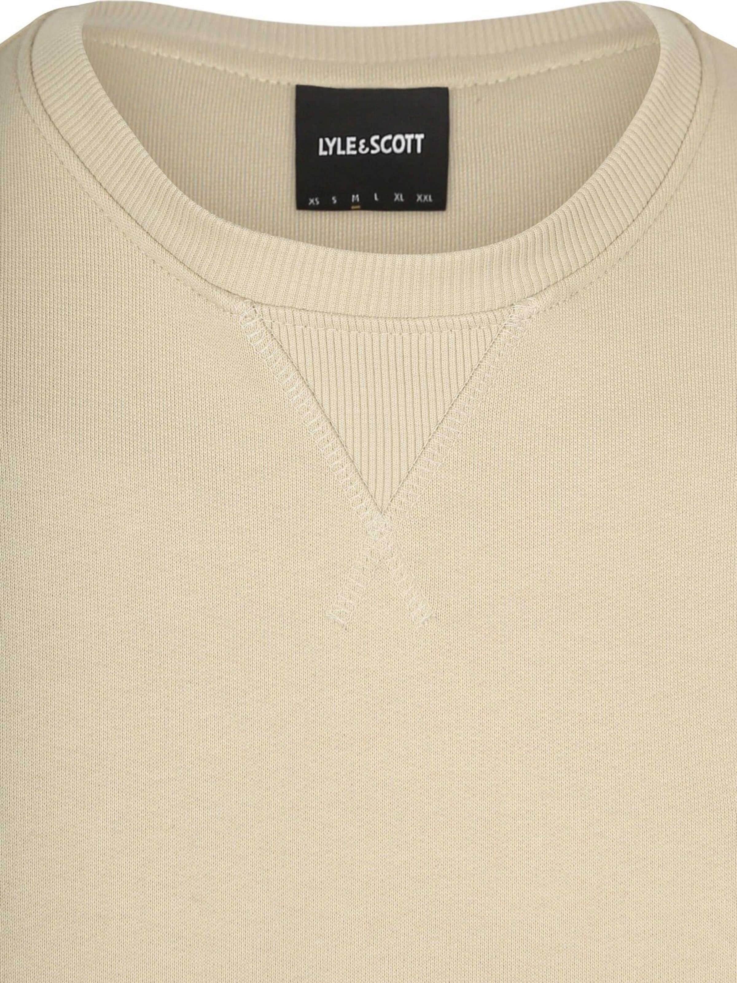 Lyle & Scott Trui in Beige