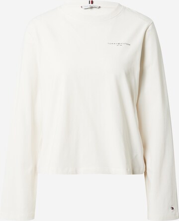 TOMMY HILFIGER T-shirt '1985' i vit: framsida