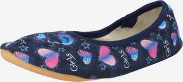 Ballerines BECK en bleu : devant