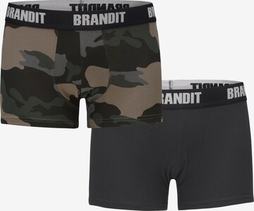 Brandit Шорты Боксеры в Черный: спереди