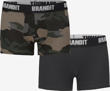 Boxer di Brandit in nero: frontale