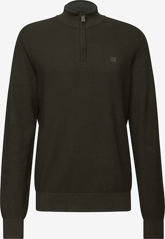 Street One MEN Pullover in Grün: Vorderseite