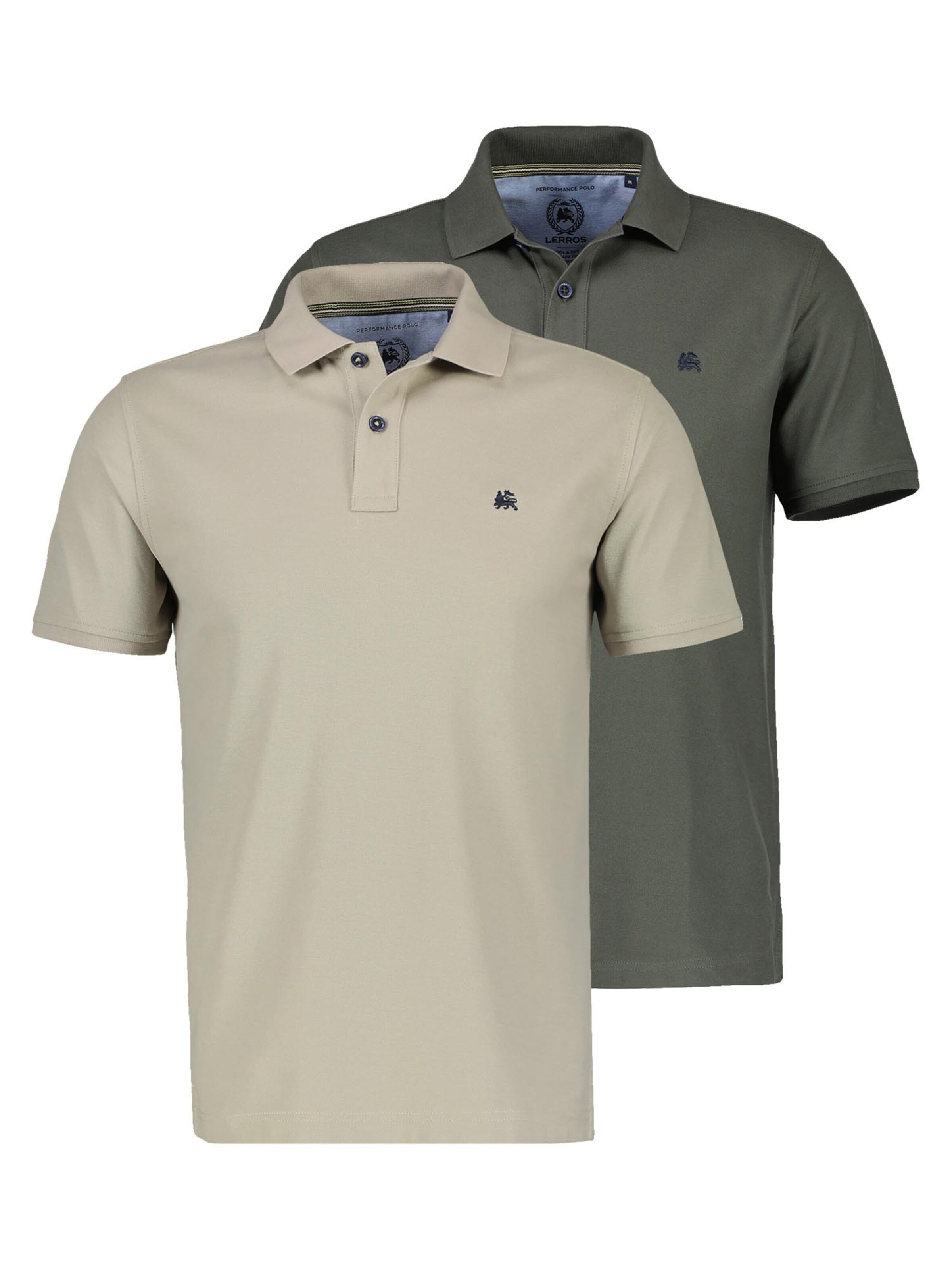 LERROS Shirt 'Basic'‌ in Grün: Vorderseite