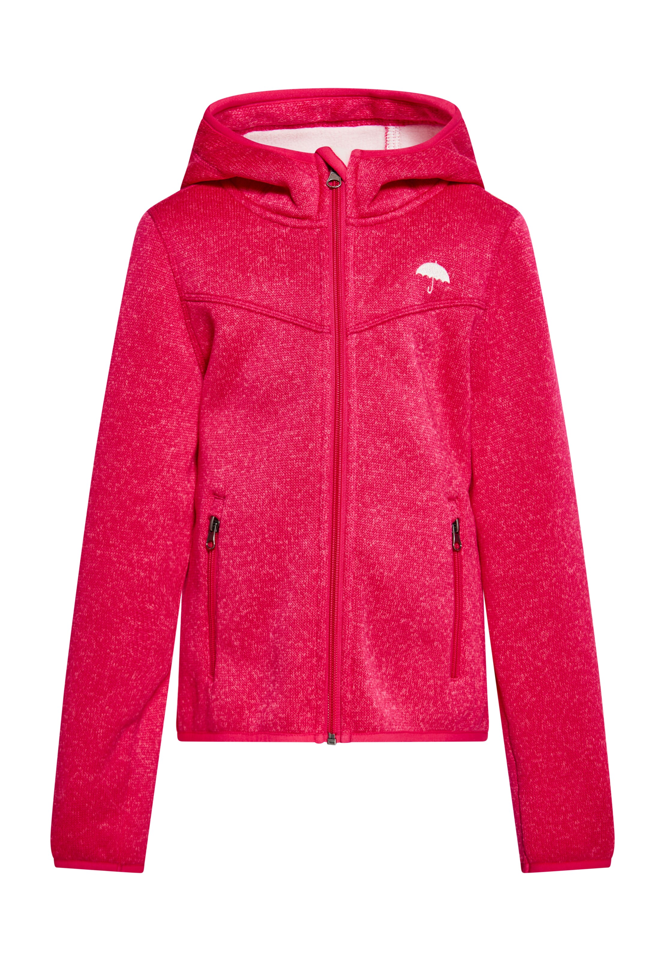 SchmuddelweddaFlis jakna - roza boja: prednji dio