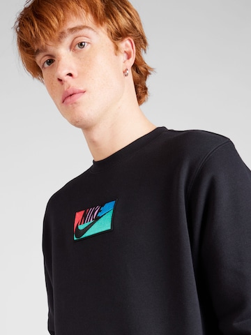 Nike Sportswear Sweatshirt 'CLUB+' in Schwarz