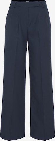 HECHTER PARIS Pleated Pants in Blue: front