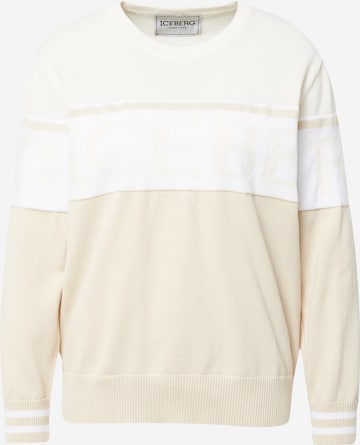 Pullover 'MAGLIA GIROCOLLO' di ICEBERG in beige: frontale