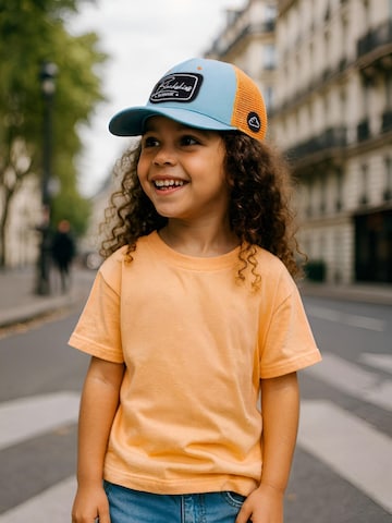 Blackskies Cap 'Race Baseball Cap Kids Light Blue-Orange' in Blue