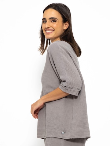SASSYCLASSY Schlafshirt in Grau