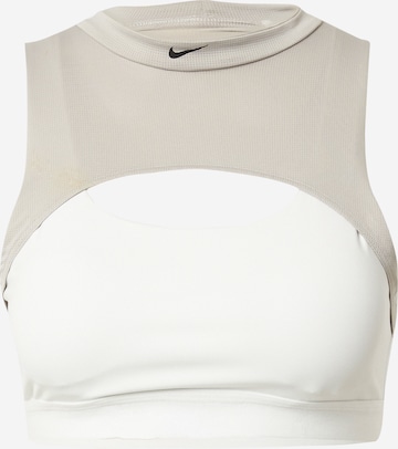 NIKE Sports bra in White: front