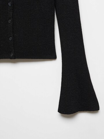 MANGO Knit Cardigan 'Laurent' in Black