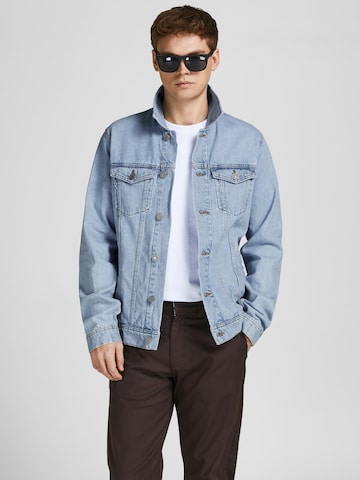 JACK & JONES Přechodná bunda 'Jean' – modrá: přední strana