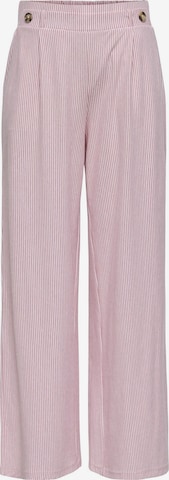 Pantaloni con pieghe 'JDYNelli' di JDY in rosa: frontale