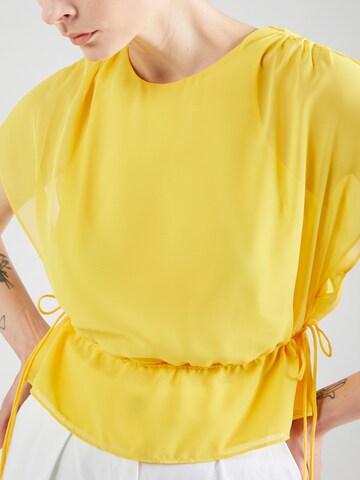 ESPRIT Bluzka w kolorze żółty