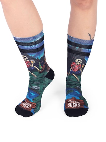 American Socks - Calcetines 'Riverbank Pals' en verde
