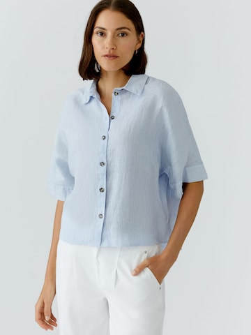 OUI Bluse in Blau: Vorderseite