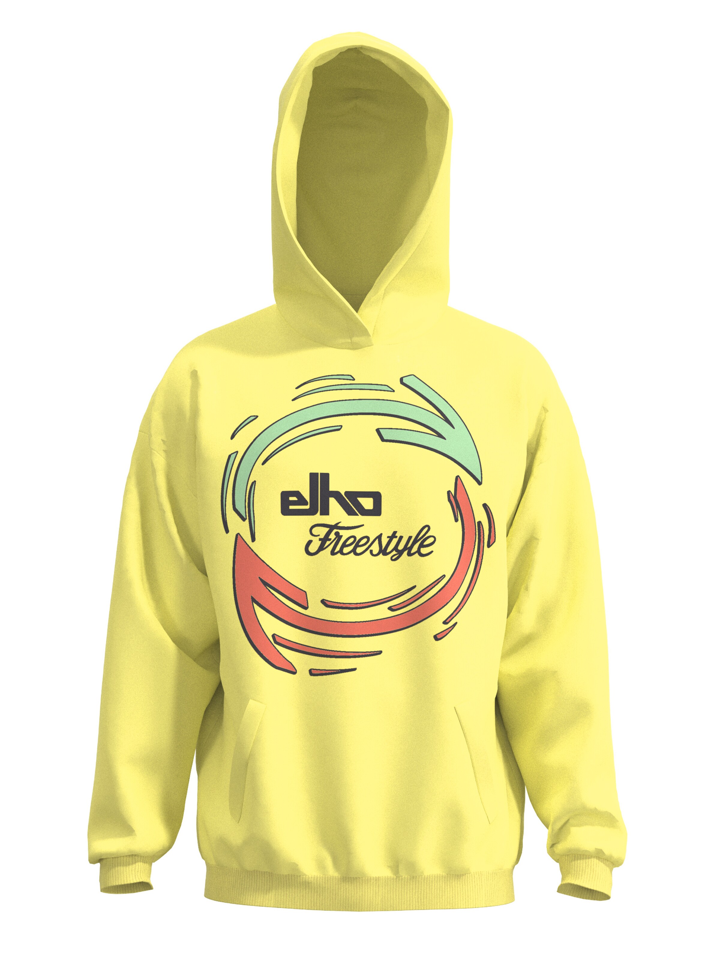 elho Sweatshirt 'Luzern 89' in Yellow: front