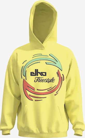 elho Sweat-shirt 'Luzern 89' en jaune citron / vert clair / rouge / noir, Vue avec produit