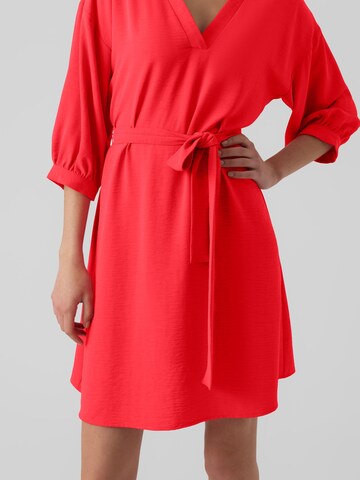 VERO MODA Jurk 'UNYE' in Rood