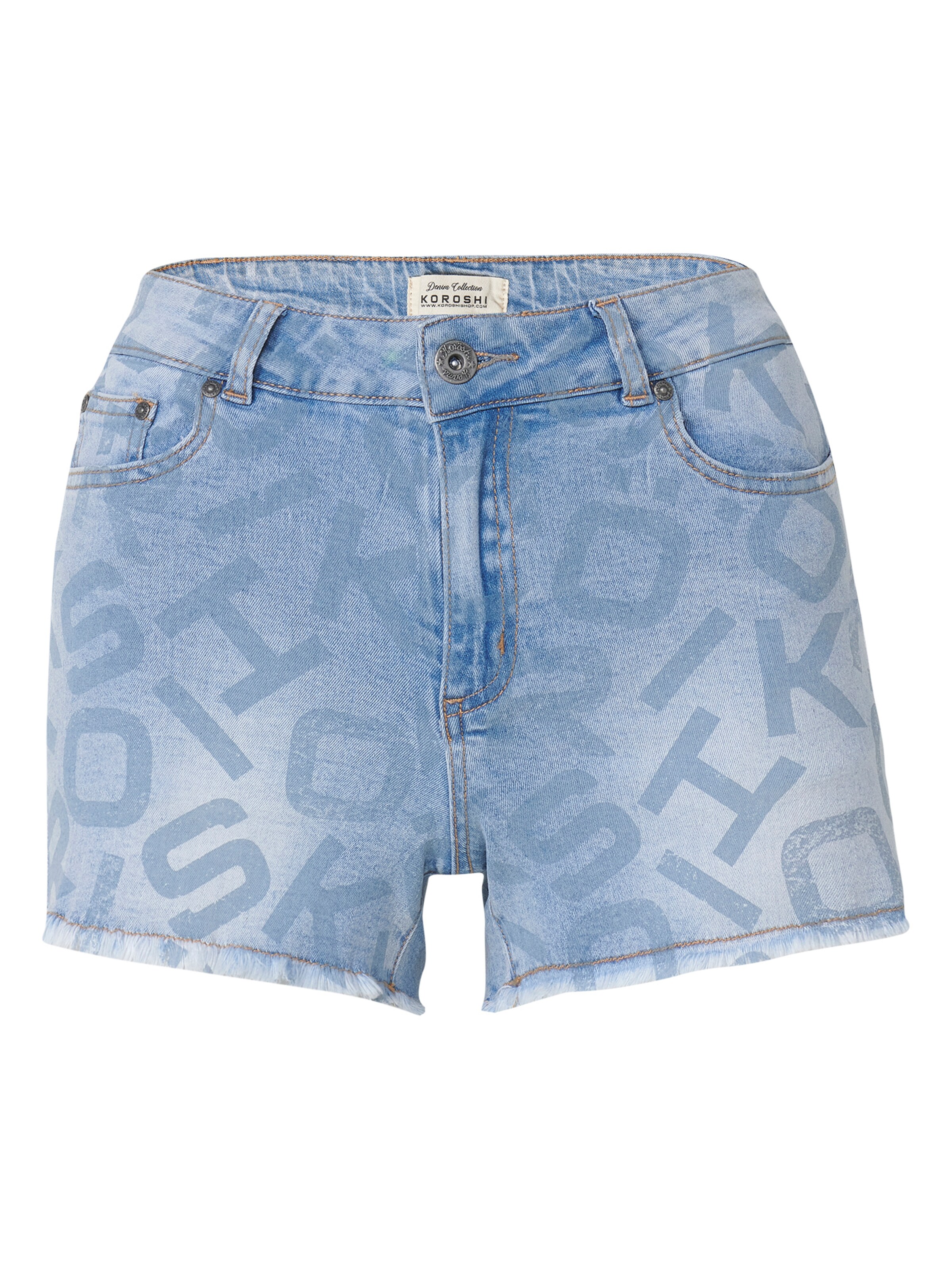 KOROSHI Regular Jeans i blå: framsida