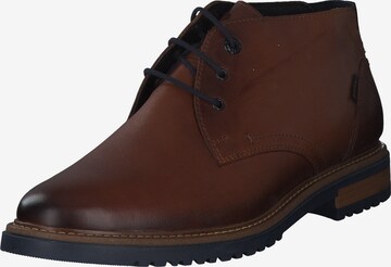 Fretzman Lace-Up Boots in Brown: front