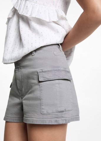 MANGO TEEN Regular Pants in Grey