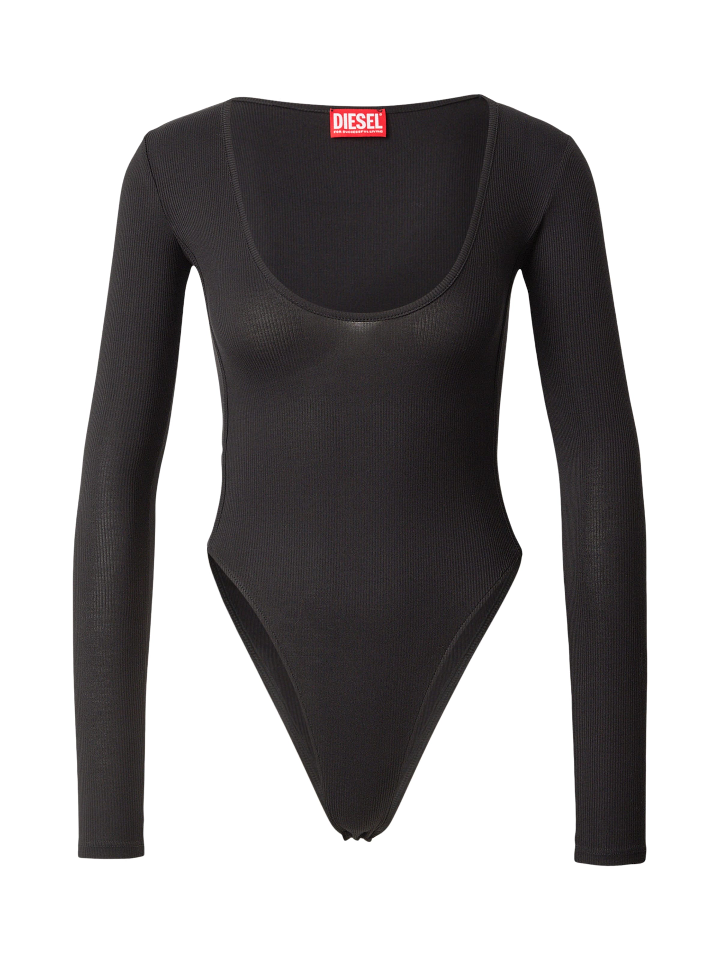 DIESEL Rövid body - fekete: elől