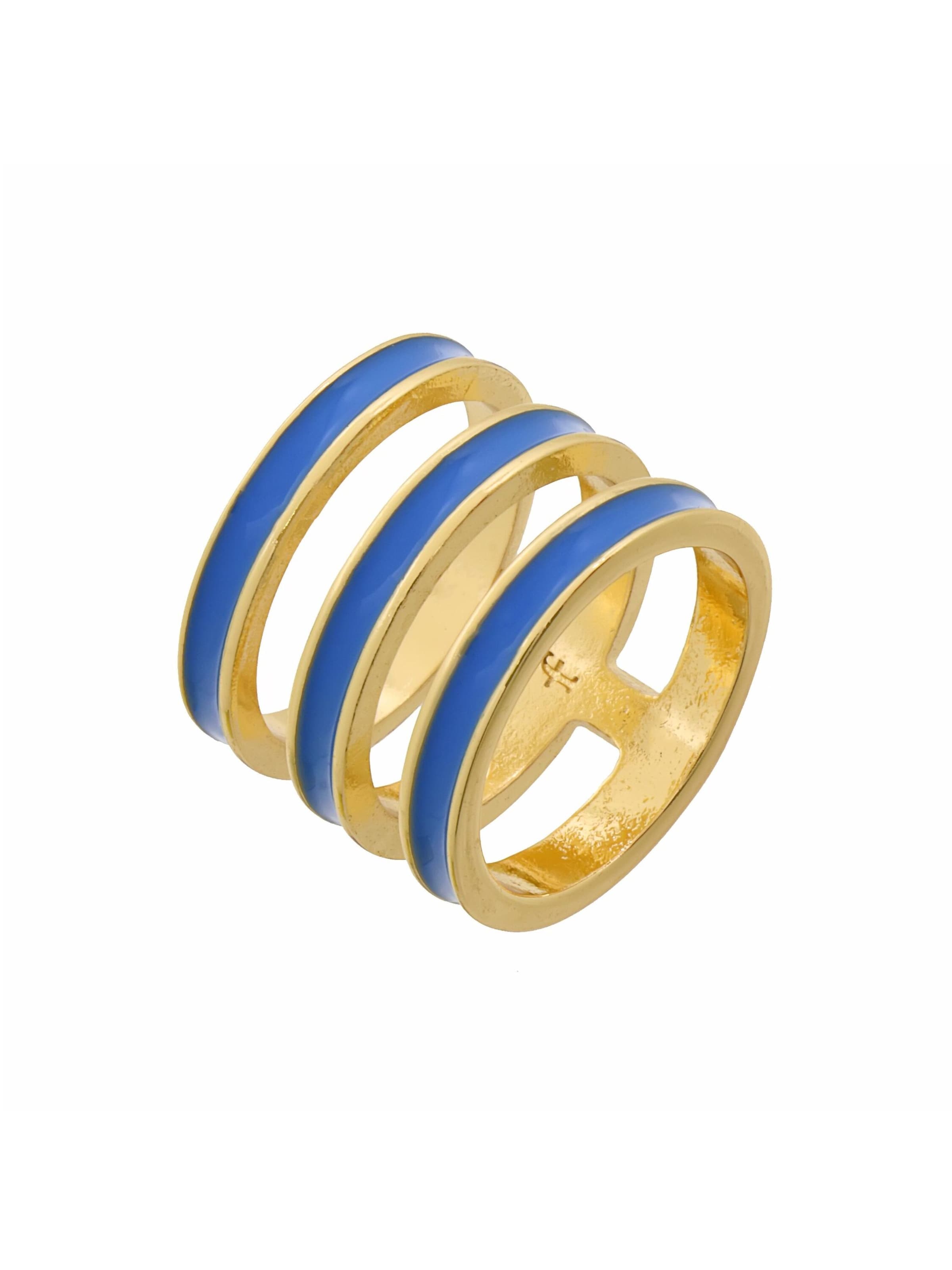 Fashionbox Ring in Blue: front