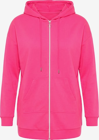 Angel of Style Sweatvest in Roze: voorkant