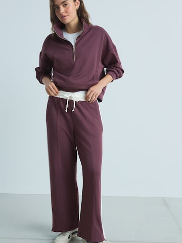 Wide Leg Pantalon Next en rouge