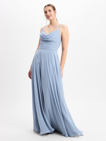 Luxuar Fashion Evening Dress ' ' in Blue: front