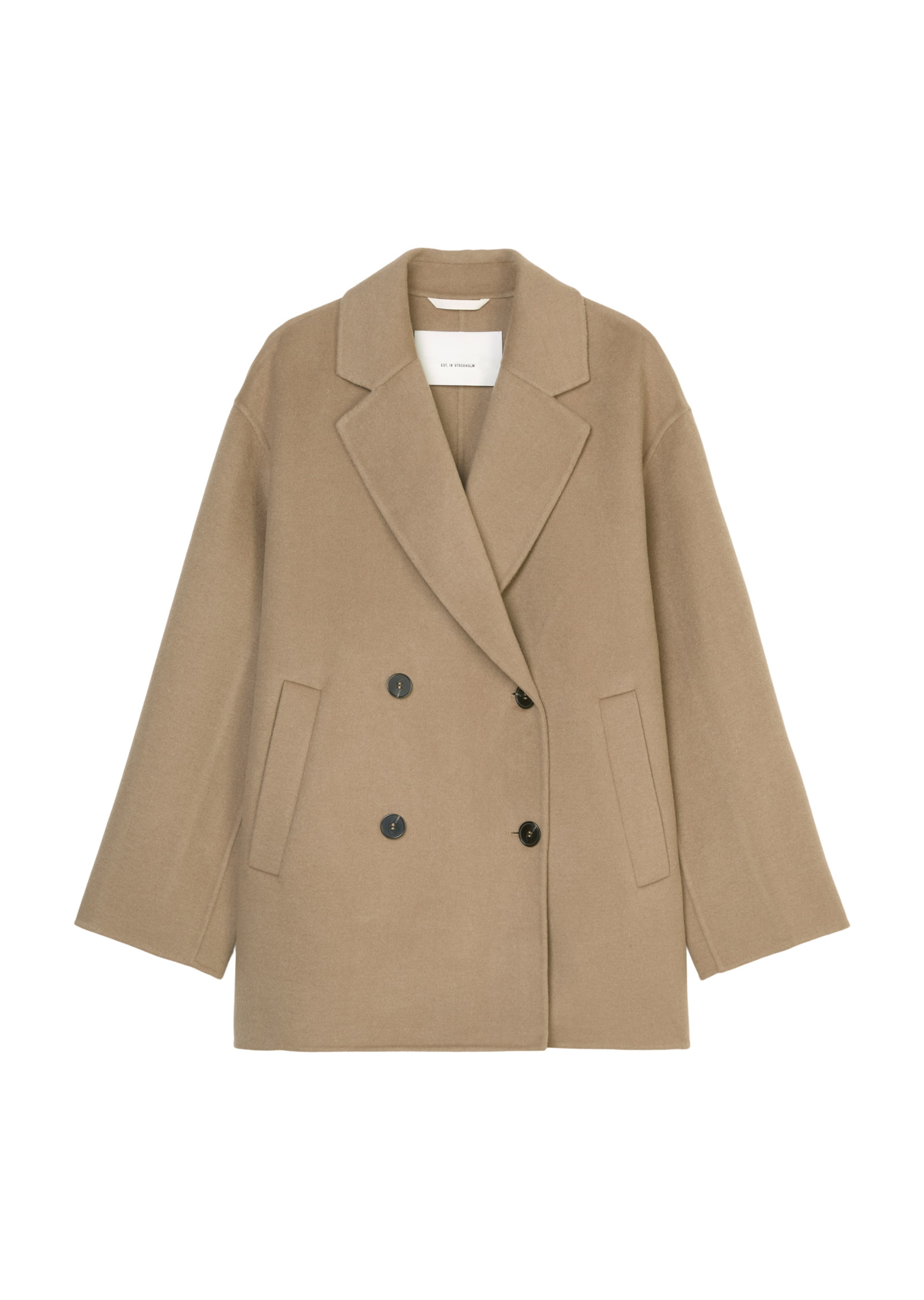 Marc O'Polo Wintermantel in Beige: voorkant